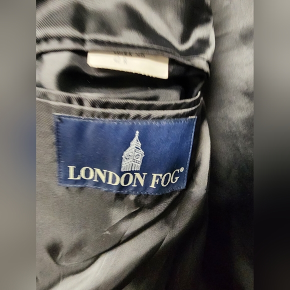 Men's London Fog Wool/Cashmere blended winter jacket, Size 42, Black - Picture 4 of 5